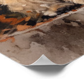 ラサアプソドッグアートプリントポスター ポスター (角)