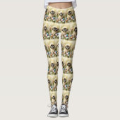 ラサアプソドッグイースターエッグホリデー レギンス (正面)