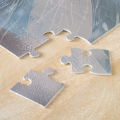 ラサアプソドッグオートバイクリスマスに乗る ジグソーパズル (側面)