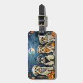 ラサアプソハロウィン不気味 ラゲッジタグ (正面縦)