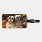 ラサアプソパピーオータムデライトカボチャ ラゲッジタグ (裏面横)