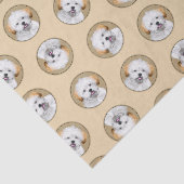 ラサアプソパピー絵を描の可愛いオリジナルドッグアート 薄葉紙 (詳細)