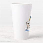 ラサアプソブブとチキングアグア カフェラテマグ (正面)