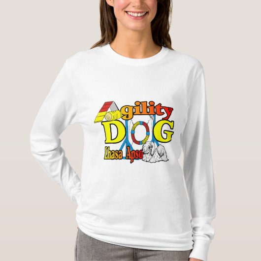 ラサアプソ機敏性ギフト Tシャツ (正面)