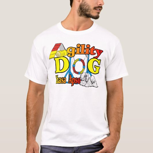 ラサアプソ機敏性ギフト Tシャツ (正面)