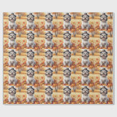 ラサアプソ紅葉感謝祭アート ラッピングペーパー (フラット)