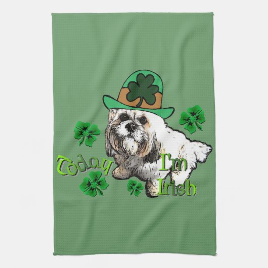 ラサアプソSt patricks キッチンタオル (縦)