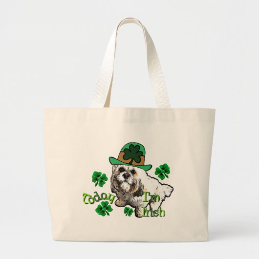 ラサアプソSt patricks ラージトートバッグ (正面)