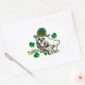 ラサアプソSt patricks 楕円形シール (封筒)