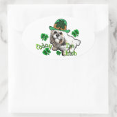 ラサアプソSt patricks 楕円形シール (バッグ)