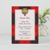 ラサイのマクロード氏族の紋章 招待状 (スタンド正面)