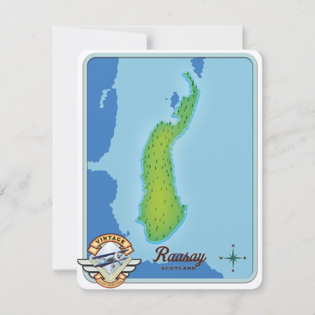 ラサイの地図 (正面)