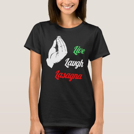 ラサイタリアングナライブ笑いラザグナ Tシャツ (正面)