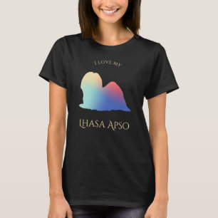 ラサカラフルアプソシルエット Tシャツ