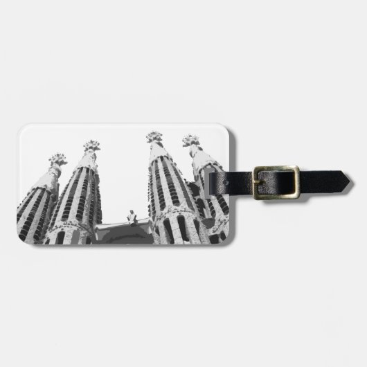 ラサグラダファミリアラゲッジタグ ラゲッジタグ (正面横)