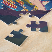 ラサチベットトラベルアートヴィンテージ ジグソーパズル (側面)