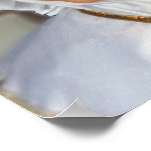 ラサレットの私たちの女性の献身的な画像。 ポスター (角)