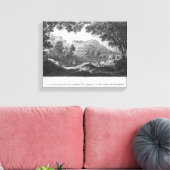 ラサンゲゼとして知られているtorrentのビュー キャンバスプリント (インサイチュ (リビング))