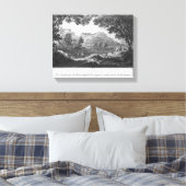 ラサンゲゼとして知られているtorrentのビュー キャンバスプリント (インサイチュ (寝室))