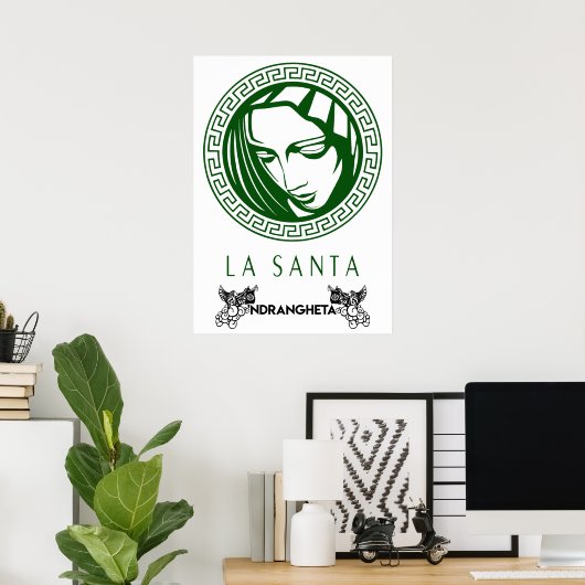 ラサンタ – 'Ndrangheta ポスター (ホームオフィス)