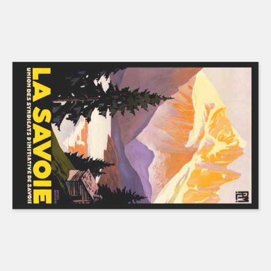 ラサヴォワ 長方形シール (正面)