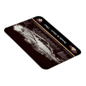 ラサ夜 – ポタラ宮、チベット/ヴィンテージ マグネット (右側)