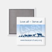 ラサ磁石 マグネット (正面/裏面)