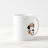 ラサ・アプソと犬のおやつ コーヒーマグカップ (正面右)