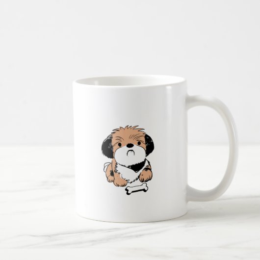ラサ・アプソと犬のおやつ コーヒーマグカップ (右)