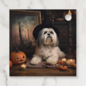 ラサ・アプソのかぼちゃ ハロウィーン スケアリー フェイバータグ (裏面)
