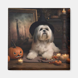 ラサ・アプソのかぼちゃ ハロウィーン スケアリー マグネット