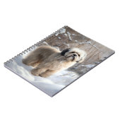 ラサ・アプソ雪のクリスマスを許可 ノートブック (左側)