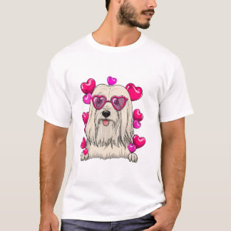 ラサ・アプソ バレンタインデー Tシャツ