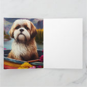 ラサApso上のパドル：風光明媚な冒険 カード (内部)