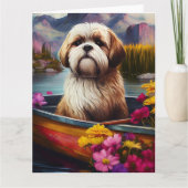 ラサApso上のパドル：風光明媚な冒険 カード (正面)