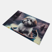 ラサApso上のパドル:風光明媚な冒険 ドアマット (アングル)