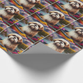 ラサApso上のパドル：風光明媚な冒険 ラッピングペーパー (角)