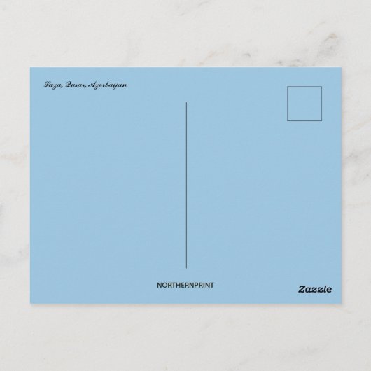 ラザクサーアゼルバイジャン ポストカード (裏面)