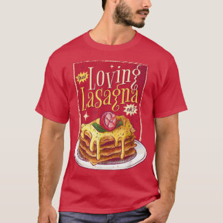 ラザグナフードギフトライタリアンザグナベジタリアン Tシャツ