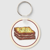 ラザグナラザグナイタリアンアメリカ料理食品 キーホルダー (裏面)