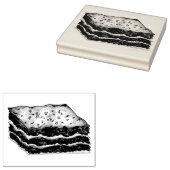 ラザグナラザグナレストランフードイタリアンフード肉 ラバースタンプ (押印)