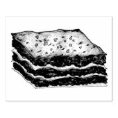 ラザグナラザグナレストランフードイタリアンフード肉 ラバースタンプ (インプリント)