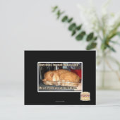 ラザニアの作成 ポストカード (スタンド正面)