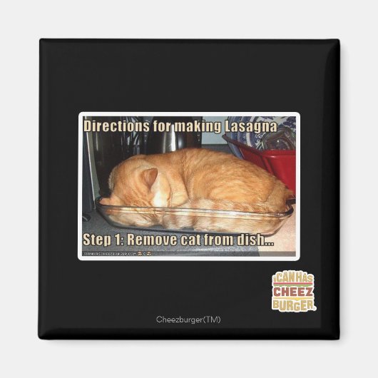 ラザニア作り マグネット (正面)