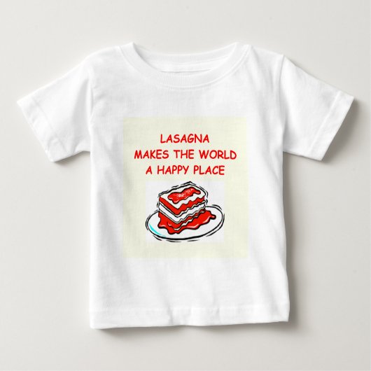 ラザニア ベビーTシャツ (正面)