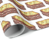 ラザニャラザニャレストランフードイタリアン料理 ラッピングペーパー (ロールコーナー)