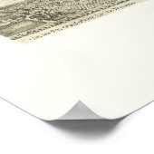 ラザフォードNJパノラママップ – 1904 ポスター (角)