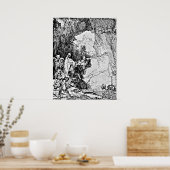 ラザラスレンブラント版木、銅版、版画の育成 ポスター (キッチン)