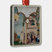 ラザロおよび富豪のテーブル メタルオーナメント (右)