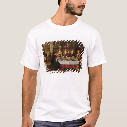 ラザロおよび富豪のテーブル Tシャツ (正面)